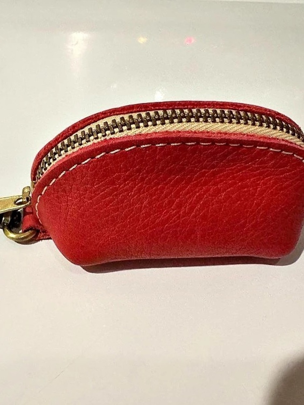 Portland Leather Goods PLG Sugar Taco Coin Pouch Keychain